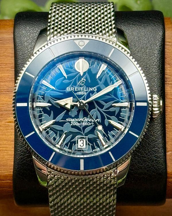 2025 Breitling Superocean Heritage "Kelly Slater" L.E. 40MM Blue Dial Steel Bracelet (AB31101A1C1A1)
