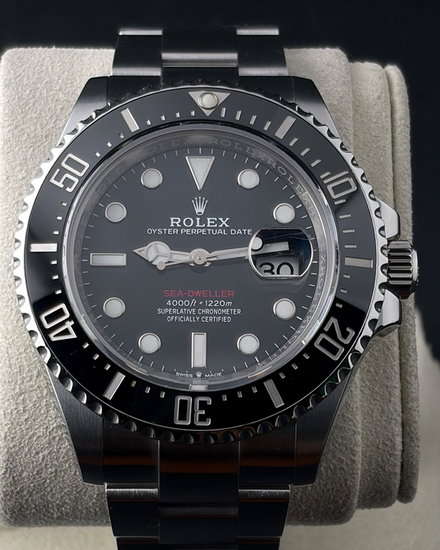 No Reserve - 2021 Rolex Sea-Dweller "Red Letters 50th Anniversary" 43MM Black Dial Oyster Bracelet (126600)