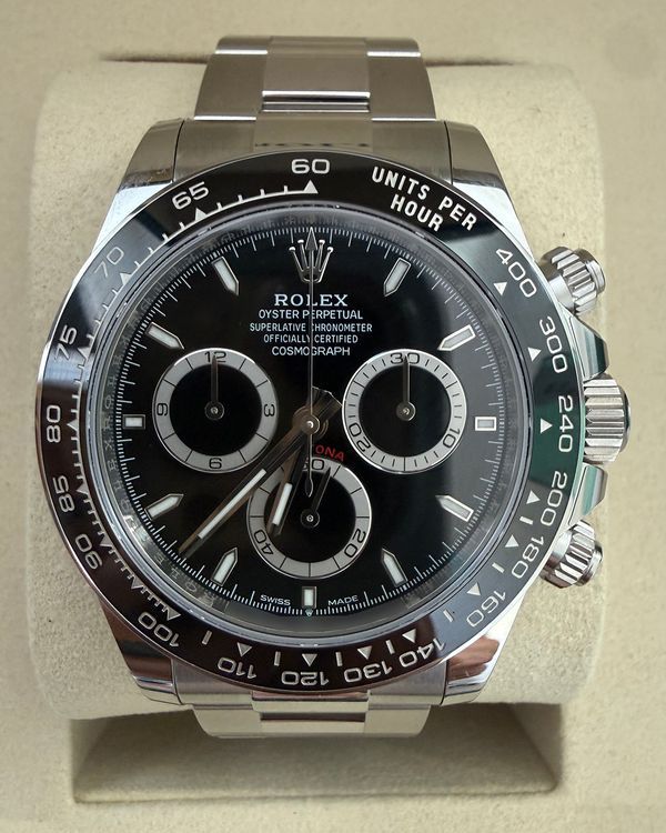 2026 Rolex Cosmograph Daytona 40MM Black Dial Oyster Bracelet (126500LN)