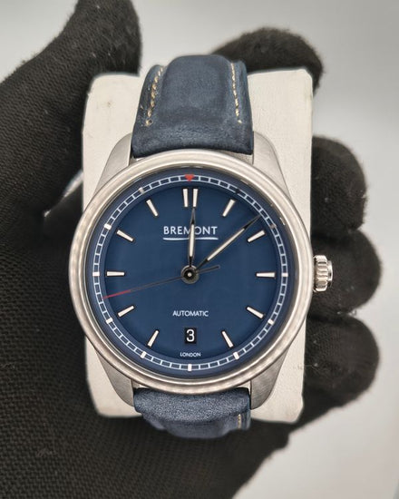 Bremont Airco Mach 40MM Blue Dial Leather Strap (AIRCO-M3-BL-B)