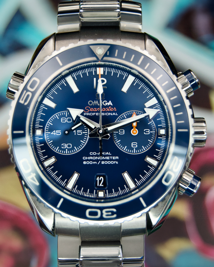 2025 Omega Seamaster Planet Ocean 600M 45.5MM Blue Dial Titanium Bracelet (232.90.46.51.03.001)