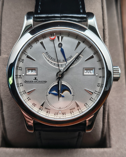 Jaeger-LeCoultre Master Calendar 40MM Silver Dial Leather Strap (Q151842A)