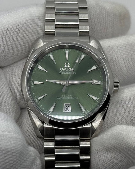 2024 Omega Seamaster Aqua Terra 38MM Green Dial Steel Bracelet (220.10.38.20.10.002)