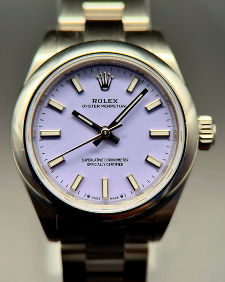 No Reserve - 2026 Rolex Oyster Perpetual 28MM Lavender Dial Oyster Bracelet (276200)
