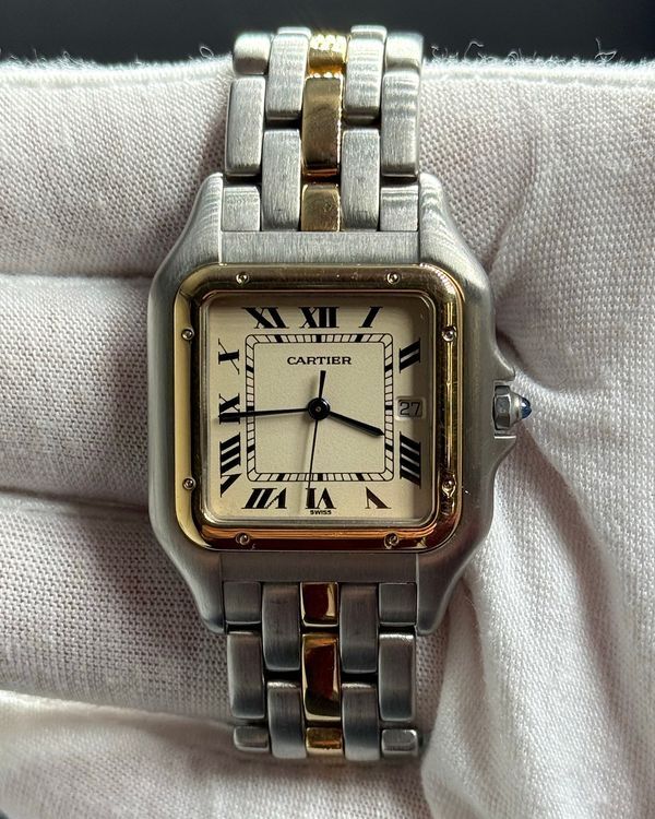 Cartier Panthère de Cartier 29MM Quartz Silver Dial Two-Tone Bracelet (187957)