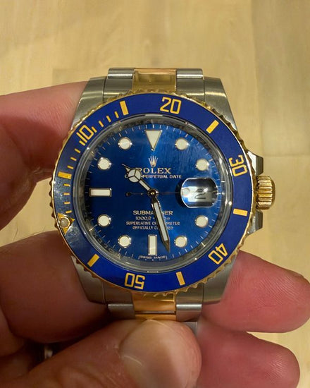 2019 Rolex Submariner Date "Bluesy" 40MM Blue Dial Two-Tone Oyster Bracelet (116613LB)