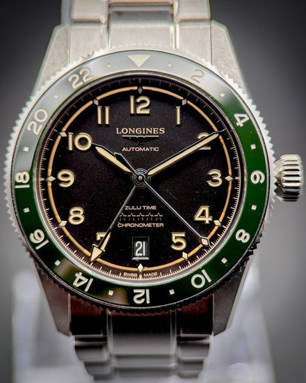 2023 Longines Spirit Zulu Time 39MM Grey Dial Steel Bracelet (L3.802.4.63.6)