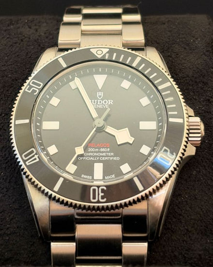 2025 Tudor Pelagos 39MM Black Dial Titanium Bracelet (25407N)