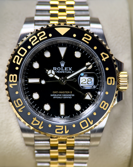 No Reserve - 2026 Rolex GMT-Master II "Zombie" 40MM Black Dial Two-Tone Jubilee Bracelet (126713GRNR)