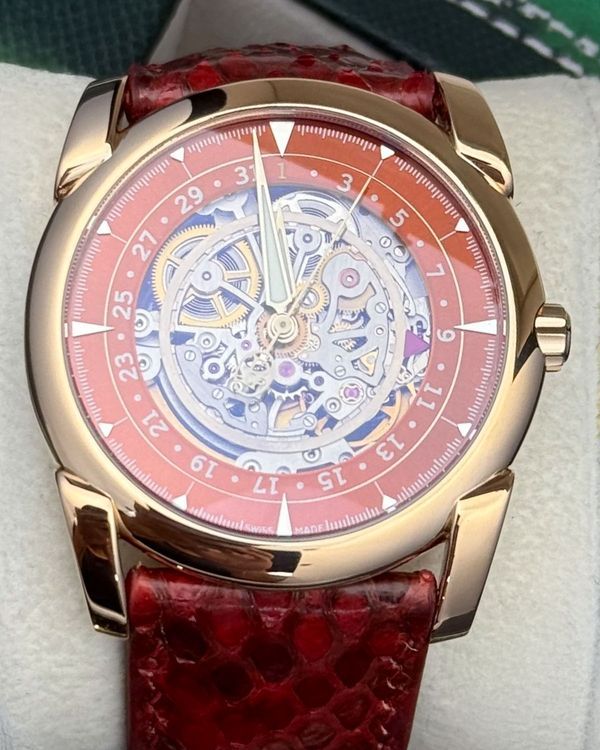 Parmigiani Fleurier Tonda 42MM Skeleton Dial Aftermarket Leather Strap (PFC232)