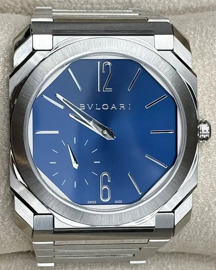 2022 Bvlgari Octo Finissimo 40MM Blue Dial Steel Bracelet (103431)