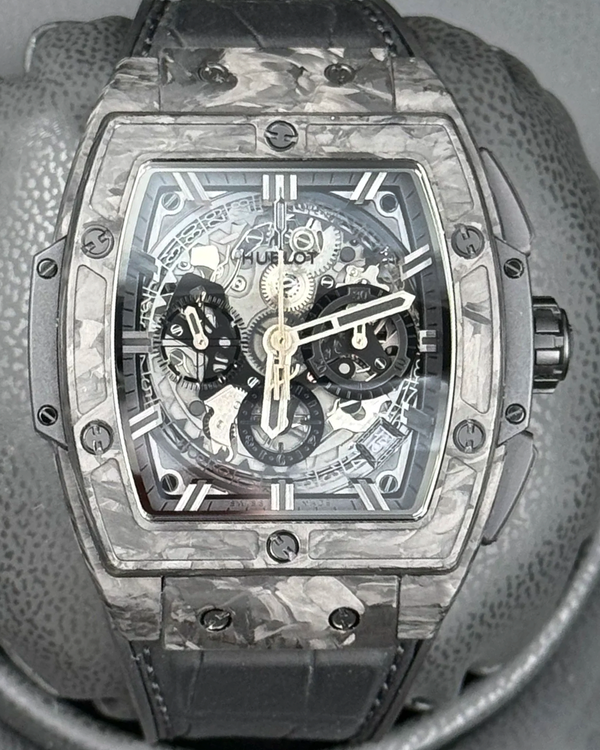 2020 Hublot Spirit of Big Bang Special Edition 42MM Skeleton Dial Leather Strap (641.QK.0110.RX.Y0S)