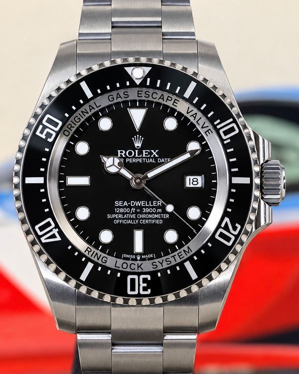 No Reserve - 2016 Rolex Sea-Dweller Deepsea 44MM Black Dial Oyster Bracelet (116660)