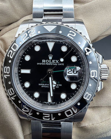 2018 Rolex GMT-Master II 40MM Black Dial Oyster Bracelet (116710LN)
