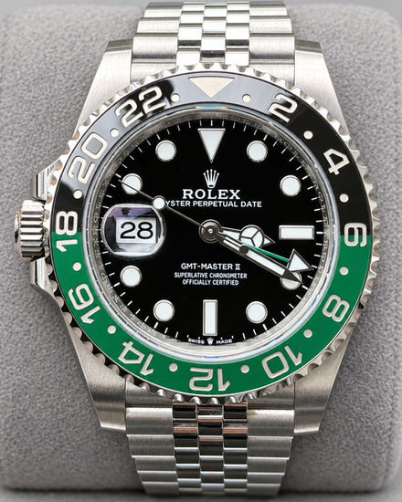 2022 Rolex GMT-Master II “Sprite” 40MM Black Dial Jubilee Bracelet (126720VTNR)