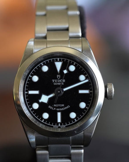No Reserve - Tudor Black Bay 32MM Black Dial Steel Bracelet (79580)