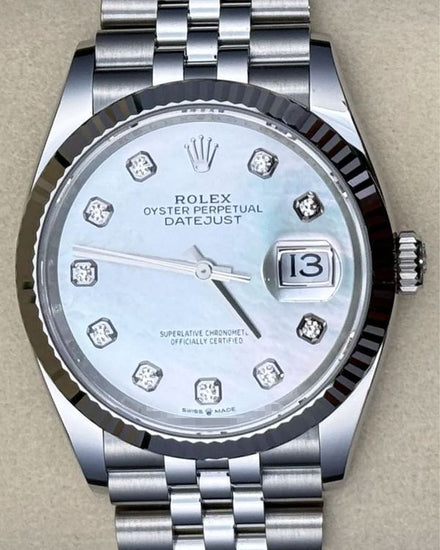 2026 Rolex Datejust 36MM Mother of Pearl Dial Jubilee Bracelet (126234)