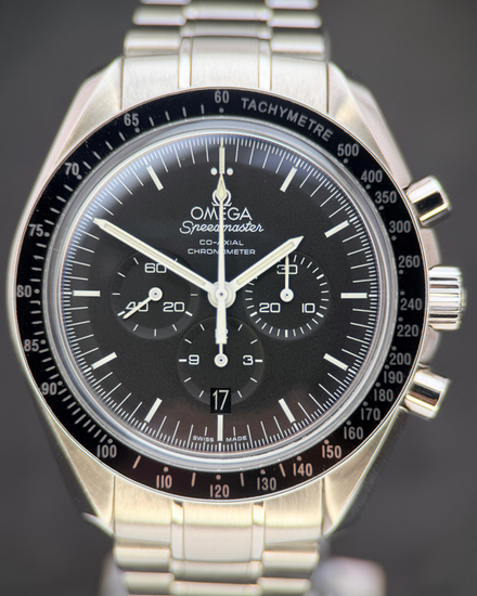 2017 Omega Speedmaster Professional Moonwatch 44MM Black Dial Steel Bracelet (311.30.44.50.01.002)