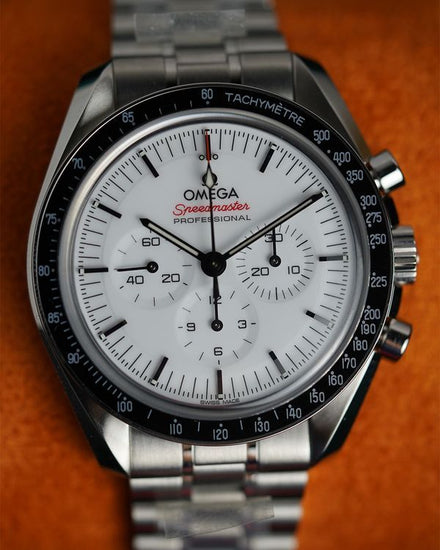 2026 Omega Speedmaster Professional Moonwatch 42MM White Dial Steel Bracelet (310.30.42.50.04.001)
