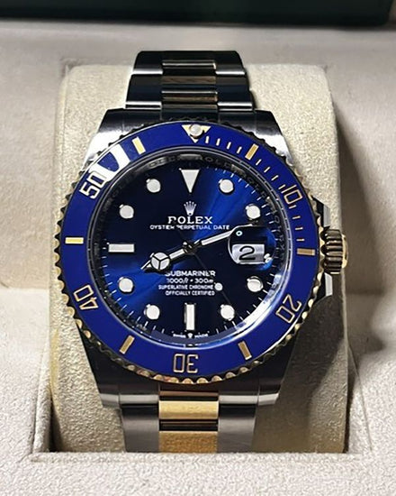 2021 Rolex Submariner Date "Bluesy" 41MM Blue Dial Two-Tone Oyster Bracelet (126613LB)