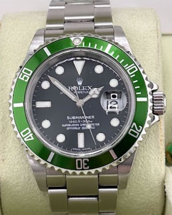 2006 Rolex Submariner Date "Kermit" 40MM Black Dial Oyster Bracelet (16610)