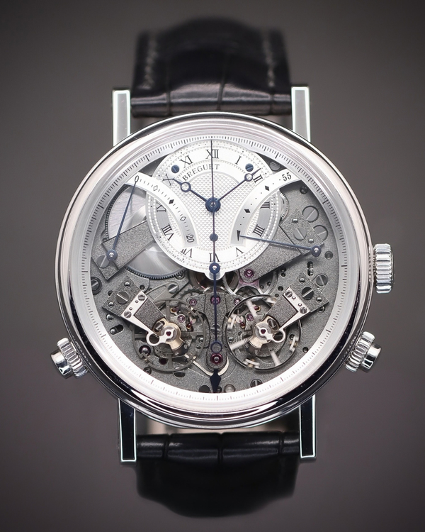 2020 Breguet Tradition 44MM Skeleton Dial Leather Strap (7077BB/G1/9XV)