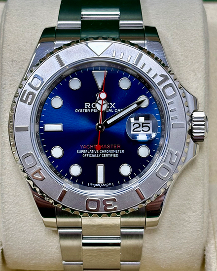 Rolex Yacht-Master 40MM Blue Dial Oyster Bracelet (116622)