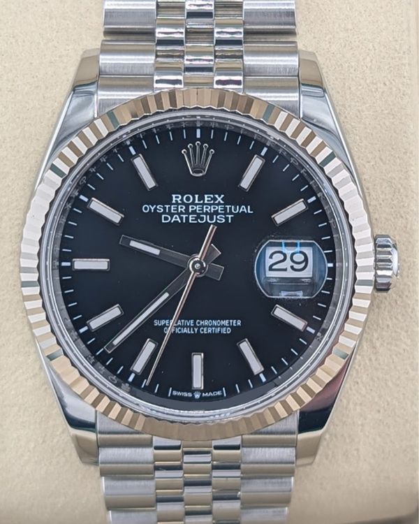 2024 Rolex Datejust 36MM Black Dial Jubilee Bracelet (126234)