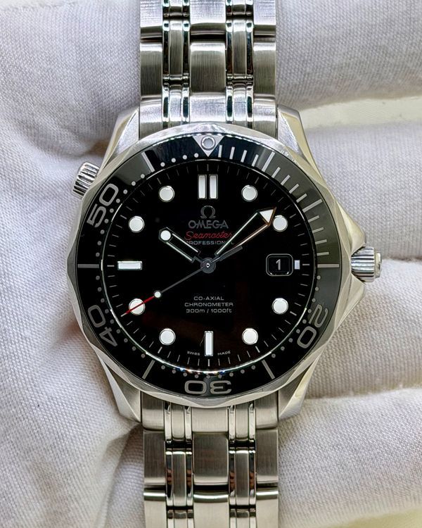 2021 Omega Seamaster Diver 300M 41MM Black Dial Steel Bracelet (212.30.41.20.01.003)