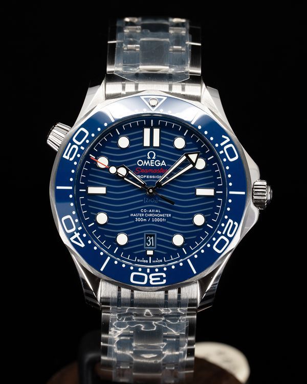 2026 Omega Seamaster Diver 300M 42MM Blue Dial Steel Bracelet (210.30.42.20.03.001)