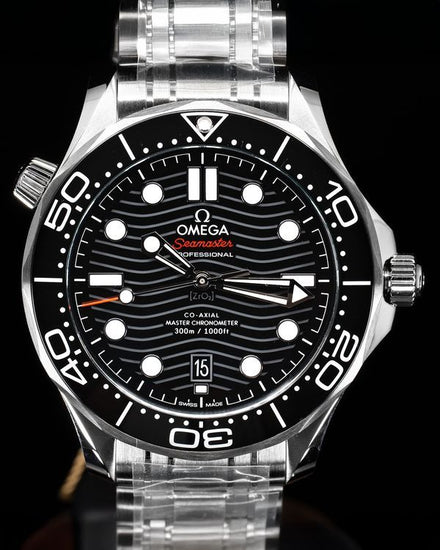 2026 Omega Seamaster Diver 300M 42MM Black Dial Steel Bracelet (210.30.42.20.01.001)