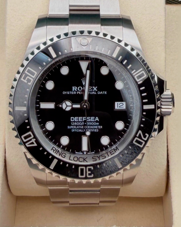 2023 Rolex Sea-Dweller Deepsea 44MM Black Dial Oyster Bracelet (136660)