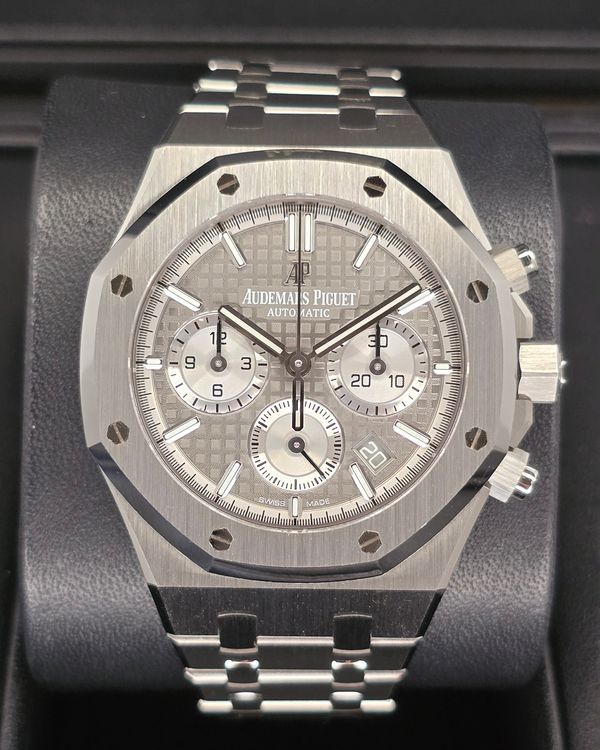 2022 Audemars Piguet Royal Oak Chronograph 38MM Grey Dial Steel Bracelet (26315ST.OO.1256ST.02)