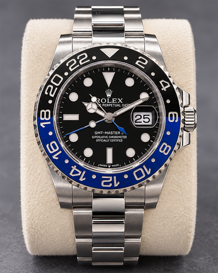 Rolex GMT-Master II "Batman" 40MM Black Dial Oyster Bracelet (116710BLNR)