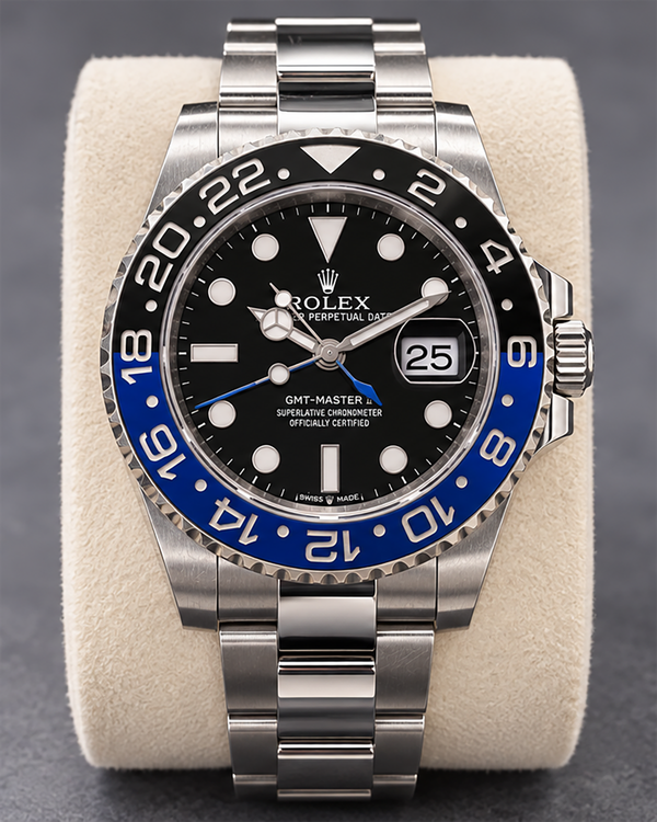 Rolex GMT-Master II "Batman" 40MM Black Dial Oyster Bracelet (116710BLNR)