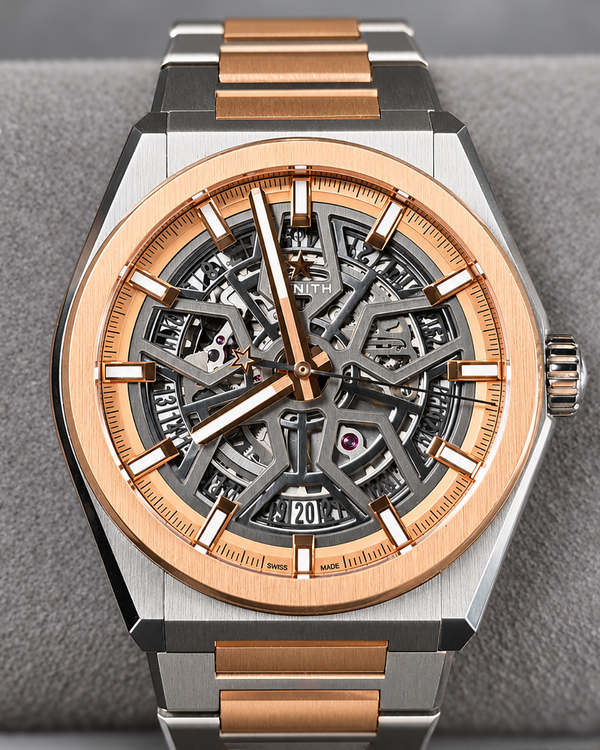 2024 Zenith Defy Classic 41MM Skeleton Dial Two-Tone Bracelet (87.9001.670/79.M9001)