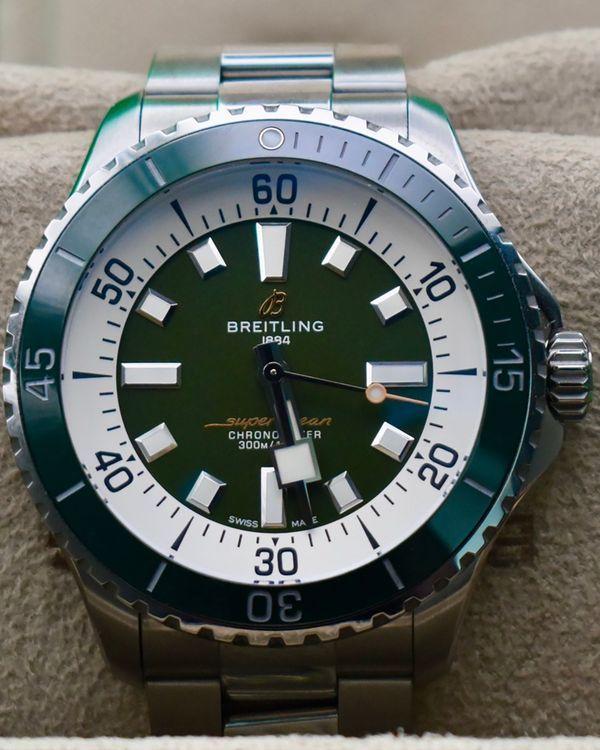 Breitling Superocean 42MM Blue Dial Steel Bracelet (A17375E71C1A1)