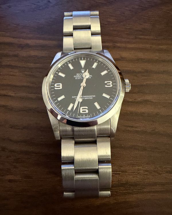 2001 Rolex Explorer 36MM Black Dial Oyster Bracelet (114270)