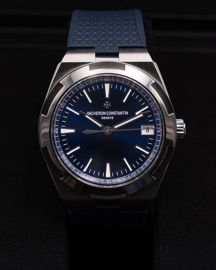 2021 Vacheron Constantin Overseas 41MM Blue Dial Rubber Strap (4500V/110A-B128)