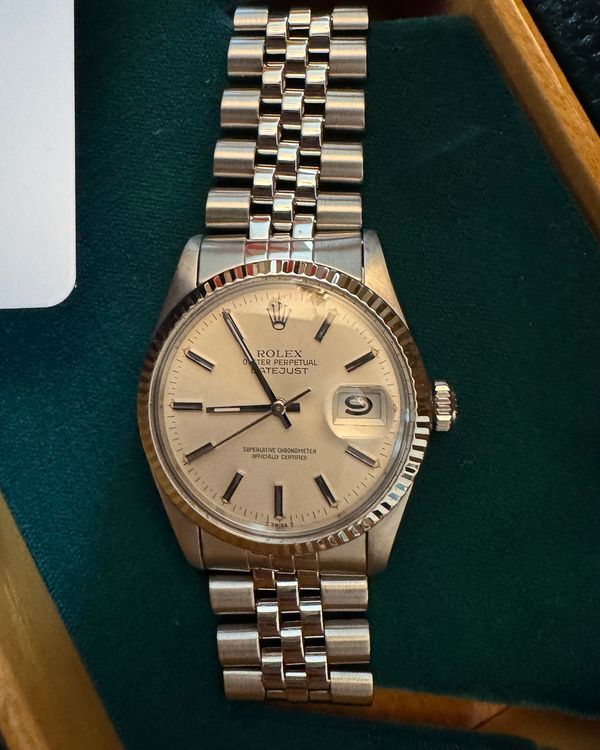 1983 Rolex Datejust 36MM Silver Dial Jubilee Bracelet (16014)