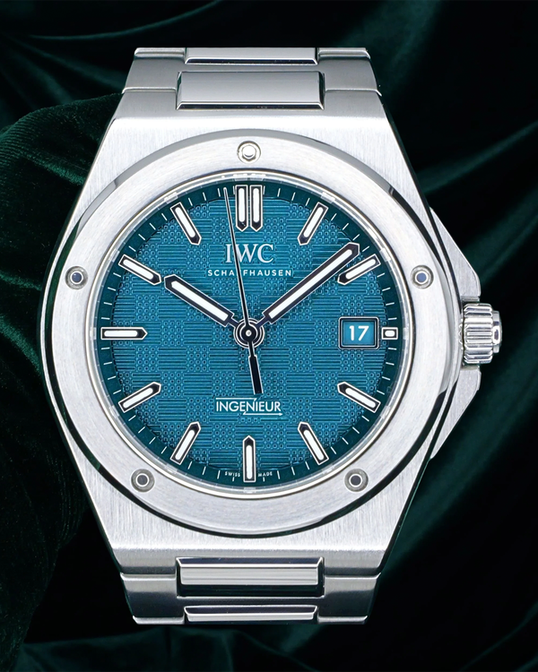 2026 IWC Schaffhausen Ingenieur 40MM Green "Aqua" Dial Steel Bracelet (IW328903)
