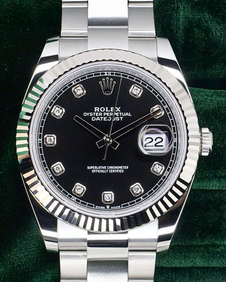 2026 Rolex Datejust 41MM Black Dial Oyster Bracelet (126334)