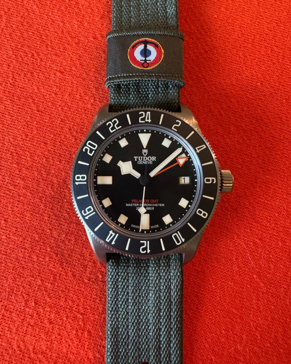 No Reserve - 2026 Tudor Pelagos FXD GMT "Aéronautique Navale" 42MM Black Dial Textile Strap (2542G267NU)