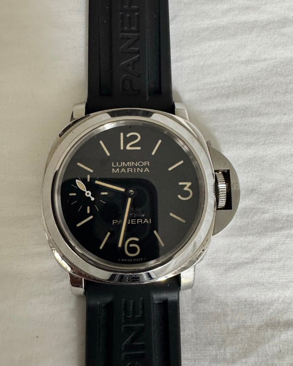 2011 Panerai Luminor Marina "New York Boutique" L. E. 44MM Black Dial Rubber Strap (PAM00417)