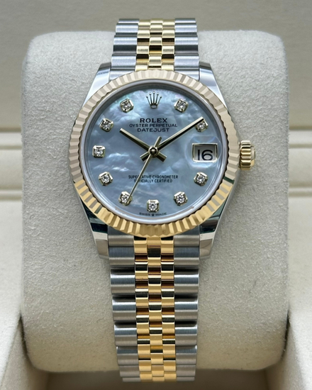 2026 Rolex Datejust 31MM Mother of Pearl Dial Two-Tone Super Jubilee Bracelet (278273)