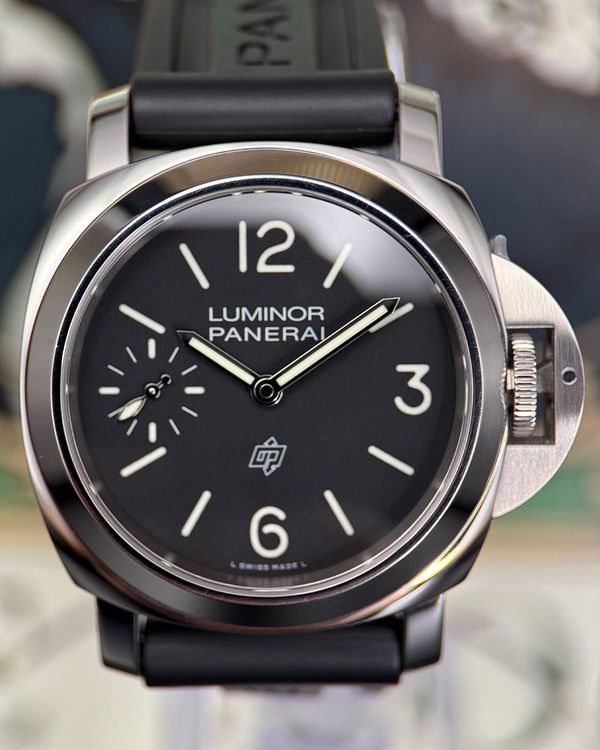 2022 Panerai Luminor Base Logo 44MM Black Dial Rubber Strap (PAM01084)