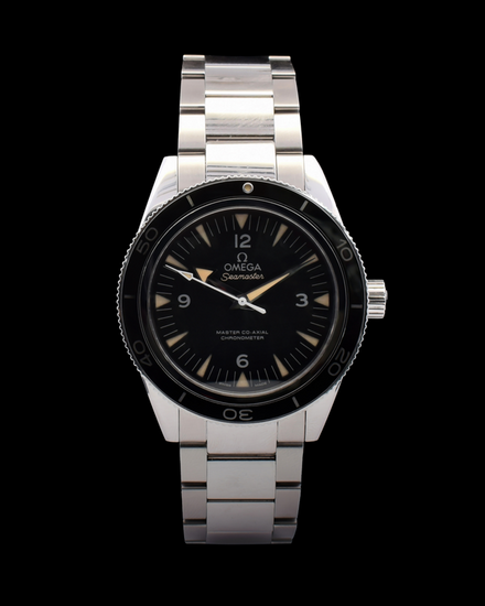 2019 Omega Seamaster 300 41MM Black Dial Steel Bracelet (233.30.41.21.01.001)