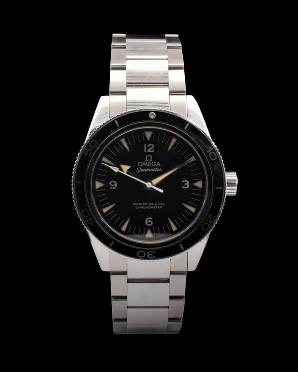 2019 Omega Seamaster 300 41MM Black Dial Steel Bracelet (233.30.41.21.01.001)