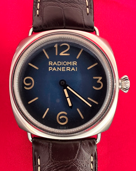 2024 Panerai Radiomir Tre Giorni 45MM Blue Dial Leather Strap (PAM01335)