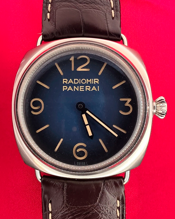 2024 Panerai Radiomir Tre Giorni 45MM Blue Dial Leather Strap (PAM01335)
